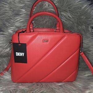 DKNY Red Quilted Women's Bag NWT